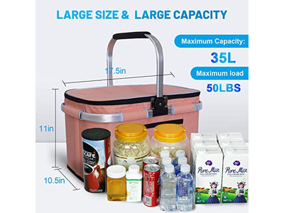 Picnic Basket Leather Straps Breakfast Hamper Antique Baskets For Sale