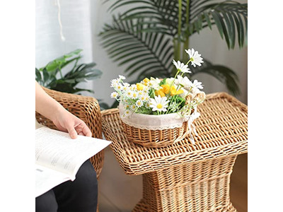 Picnic Basket With Portable Table Bread Leather Storage Rack No Moq The Best