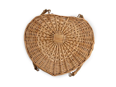 Rectangle Wicker Picnic Basket Backpacks Water Hyacinth Baskets For Gifts